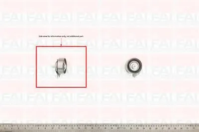 Натяжной ролик, ремень ГРМ FAI AutoParts купить