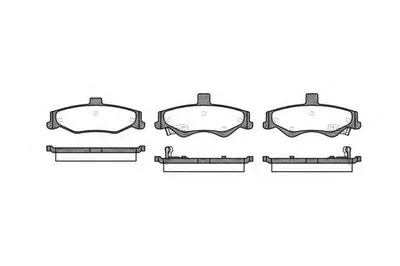 Комплект тормозных колодок, дисковый тормоз KAWE купить