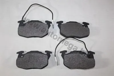 Комплект тормозных колодок, дисковый тормоз AutoMega Premium AUTOMEGA купить