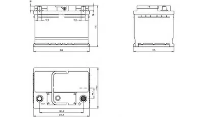 Стартерная аккумуляторная батарея Hermetic Extra Power OPEN PARTS купить