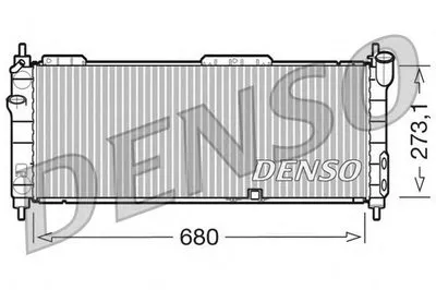 Радиатор, охлаждение двигателя NPS купить