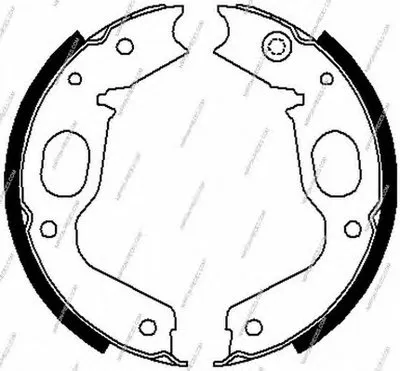 Комплект тормозных колодок NPS купить