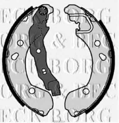 Комплект тормозных колодок BORG & BECK купить