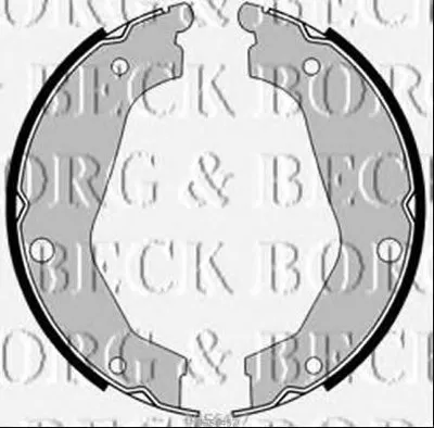 Комплект тормозных колодок BORG & BECK купить