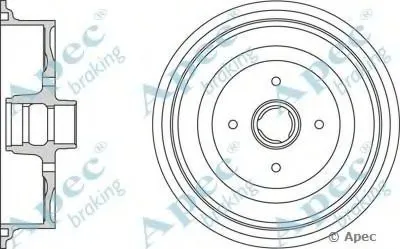Тормозной барабан APEC braking купить