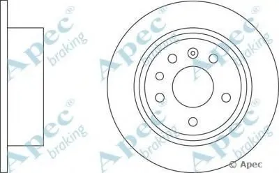 Тормозной диск APEC braking купить