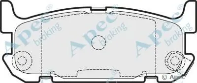 Комплект тормозных колодок, дисковый тормоз APEC braking купить