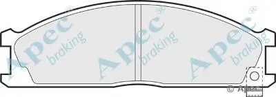 Комплект тормозных колодок, дисковый тормоз APEC braking купить