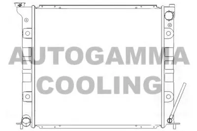 Радиатор, охлаждение двигателя AUTOGAMMA купить