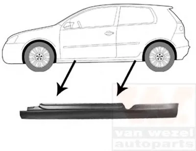Накладка порога VAN WEZEL купить