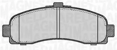 Комплект тормозных колодок, дисковый тормоз MAGNETI MARELLI купить