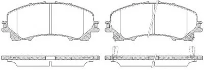 Комплект тормозных колодок, дисковый тормоз KAWE купить