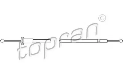 Тросик замка капота PREMIUM BRAND TOPRAN купить