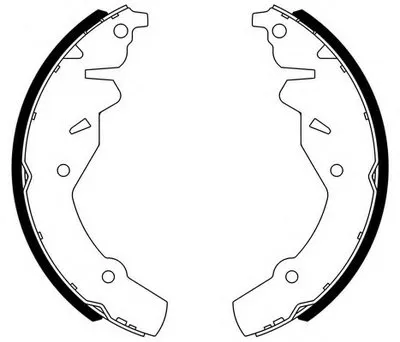 Комплект тормозных колодок; Комплект тормозных колодок, стояночная тормозная система E.T.F. купить