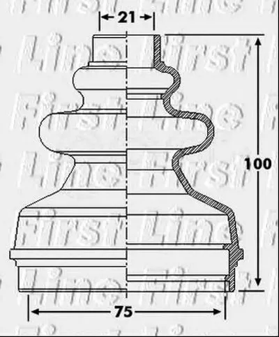 Пыльник, приводной вал FIRST LINE купить