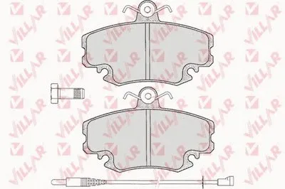 Комплект тормозных колодок, дисковый тормоз VILLAR купить