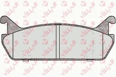 Комплект тормозных колодок, дисковый тормоз VILLAR купить