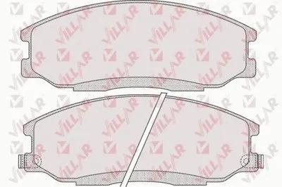 Комплект тормозных колодок, дисковый тормоз VILLAR купить