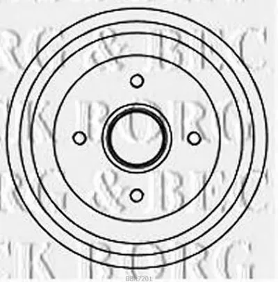 Тормозной барабан BORG & BECK купить