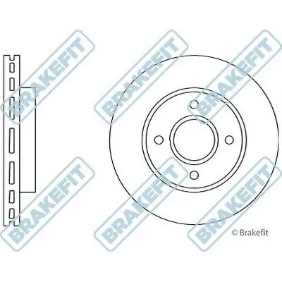 Тормозной диск Brake Fit APEC braking купить