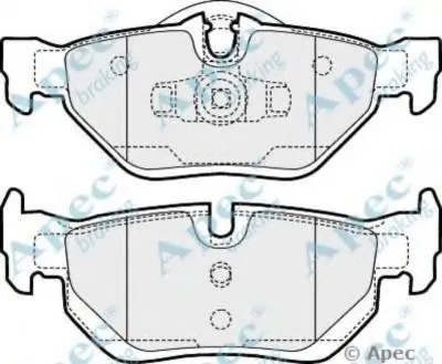Комплект тормозных колодок, дисковый тормоз APEC braking купить