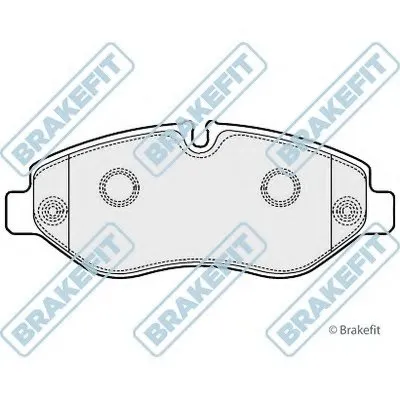 Комплект тормозных колодок, дисковый тормоз Brake Fit APEC braking купить