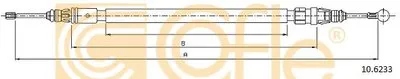 Трос, стояночная тормозная система COFLE купить