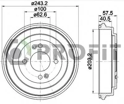 Тормозной барабан PROFIT купить