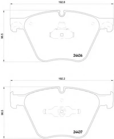 Комплект тормозных колодок, дисковый тормоз HELLA купить