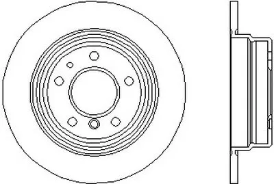 Тормозной диск HELLA купить