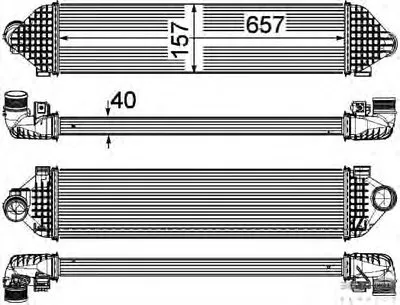 Интеркулер BEHR HELLA SERVICE купить