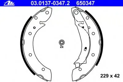 Комплект тормозных колодок ATE купить