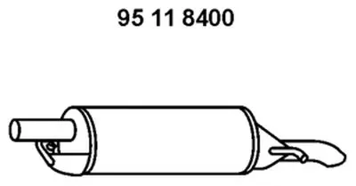 Глушитель выхлопных газов конечный EBERSPÄCHER купить