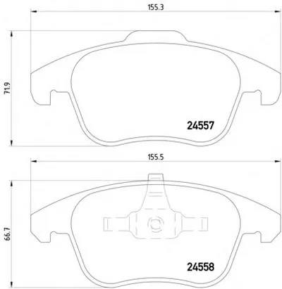 Комплект тормозных колодок, дисковый тормоз HELLA PAGID купить