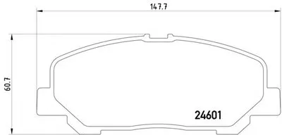 Комплект тормозных колодок, дисковый тормоз HELLA PAGID купить