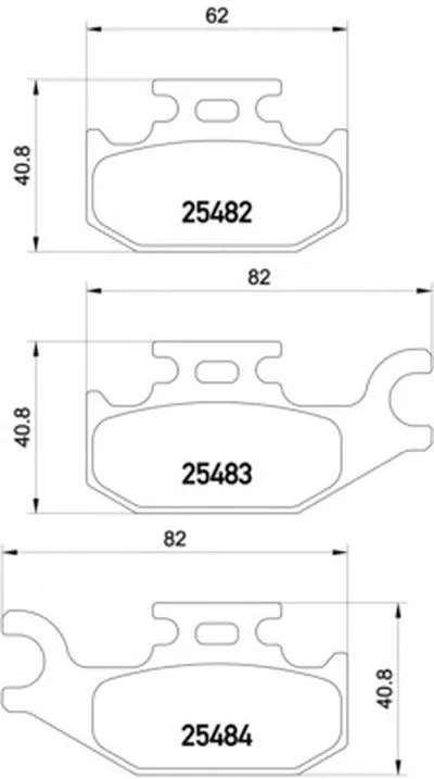 Комплект тормозных колодок, дисковый тормоз MINTEX купить