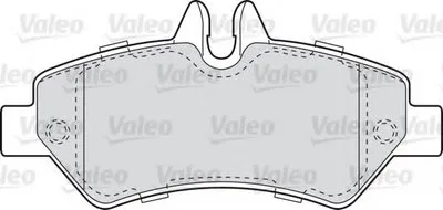 Комплект тормозных колодок, дисковый тормоз VALEO купить