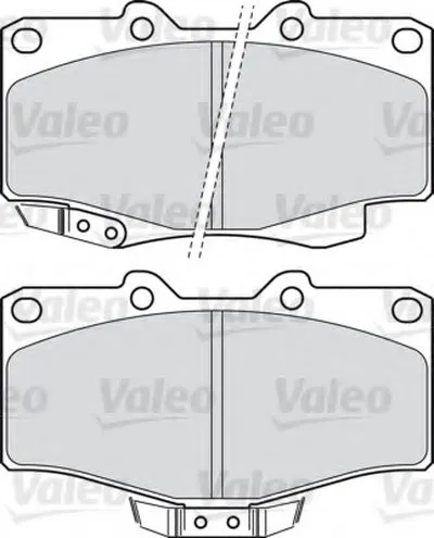 Комплект тормозных колодок, дисковый тормоз VALEO купить