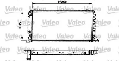 Радиатор, охлаждение двигателя VALEO купить