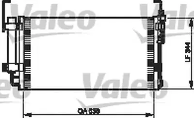 Конденсатор, кондиционер VALEO купить
