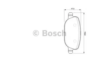 Комплект тормозных колодок, дисковый тормоз BOSCH купить