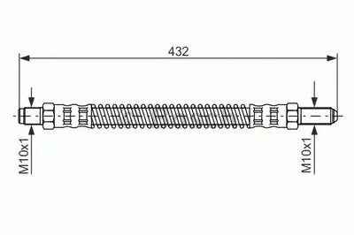 Тормозной шланг BOSCH купить