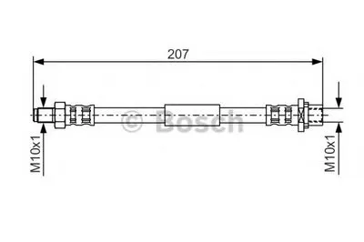 Тормозной шланг BOSCH купить