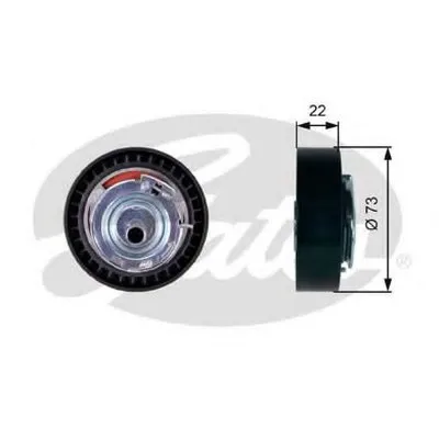 Натяжной ролик, ремень ГРМ PowerGrip® GATES купить