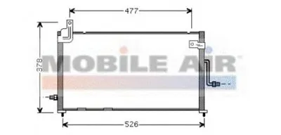 Конденсатор, кондиционер VAN WEZEL купить