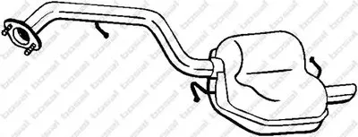 Глушитель выхлопных газов конечный BOSAL купить