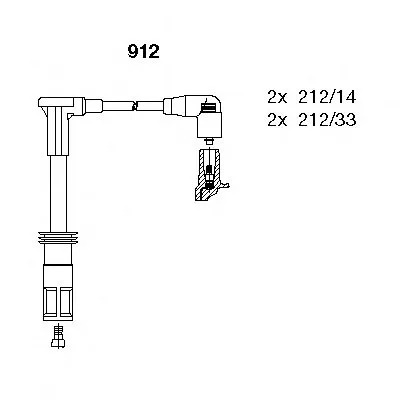 Комплект проводов зажигания BREMI купить