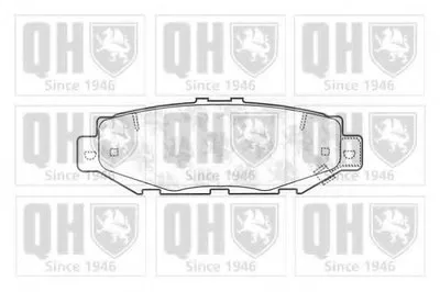 Комплект тормозных колодок, дисковый тормоз QUINTON HAZELL купить
