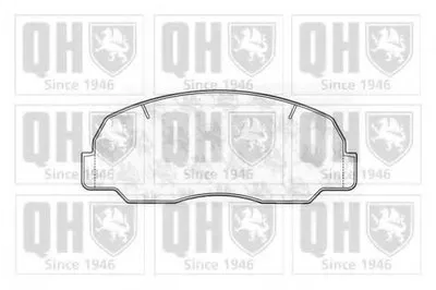 Комплект тормозных колодок, дисковый тормоз QUINTON HAZELL купить