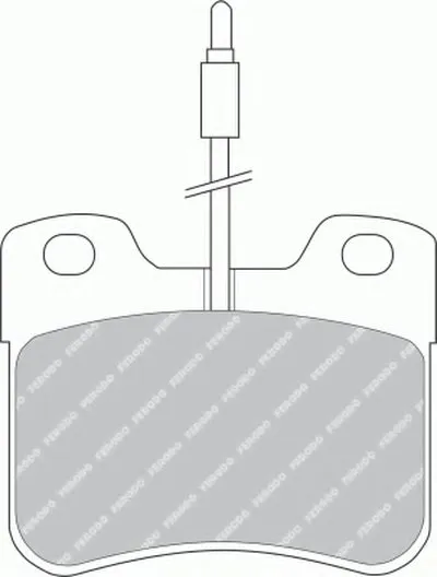 Комплект тормозных колодок, дисковый тормоз PREMIER FERODO купить
